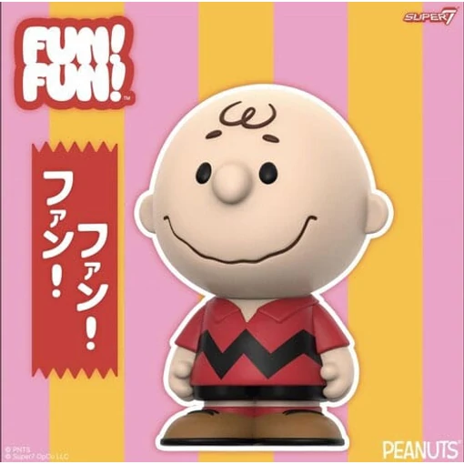 Peanuts FUN! FUN! Vinyl Action Figure Charlie Brown (Red Shirt) 13 cm