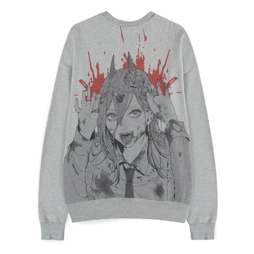 Chainsaw Man Sweater Power Grey Melange Size XXL