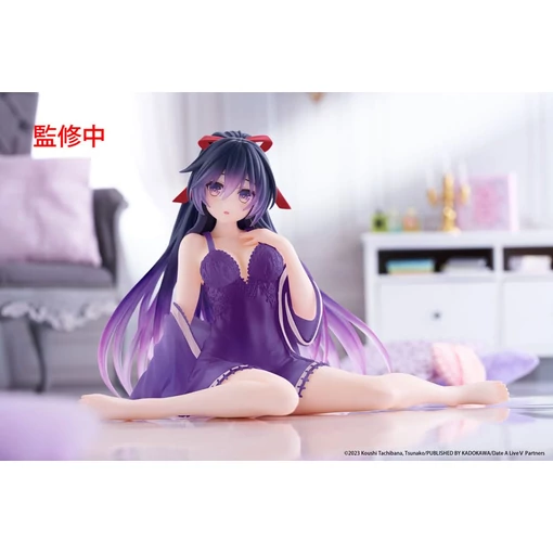 Date A Live V PVC Statue Desktop Cute Figure Tohka Yatogami Nightwear Ver. Renewal 13 cm