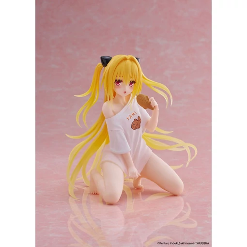 To Love-Ru Darkness PVC Statue Desktop Cute Figure Golden Darkness Roomwear Ver. 13 cm