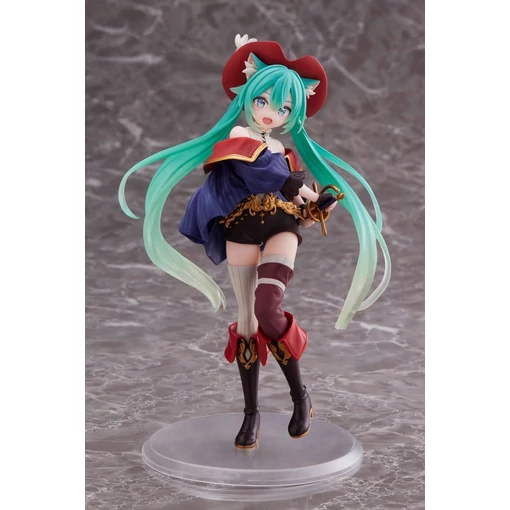 Hatsune Miku PVC Statue Hatsune Miku Wonderland Puss in Boots 18 cm