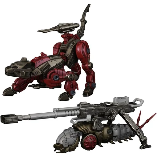 Zoids Plastic Model Kits 2-Pack 1/100 RMZ-010 Canoly Molga & Hell Cat Base Guards Sets 20 cm