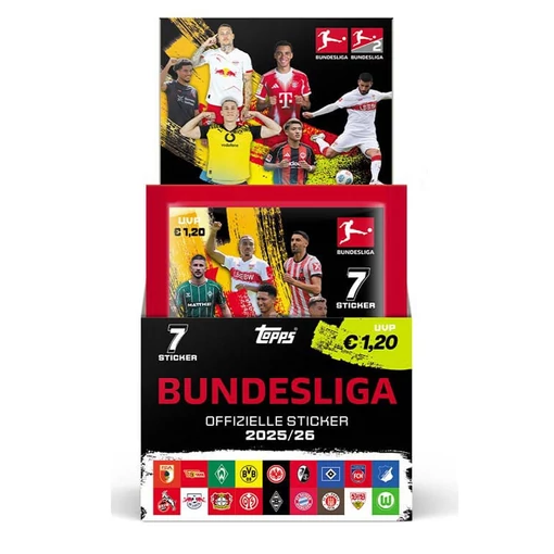Bundesliga 2025/26 Sticker Collection Booster Display (50)