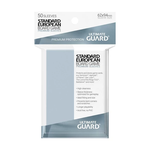 Ultimate Guard Board Game Sleeves (50) - Standard European