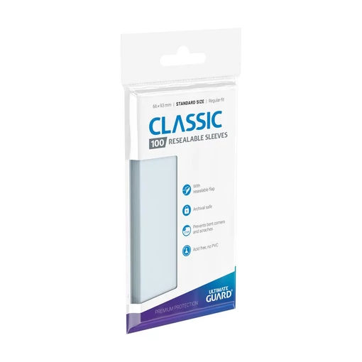 Ultimate Guard Classic Sleeves Standard Size (100) - Resealable