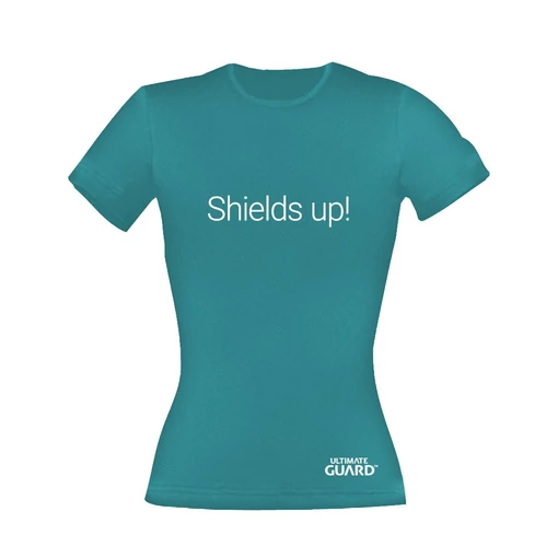 Ultimate Guard Ladies T-Shirt Shields Up! Petrol Blue