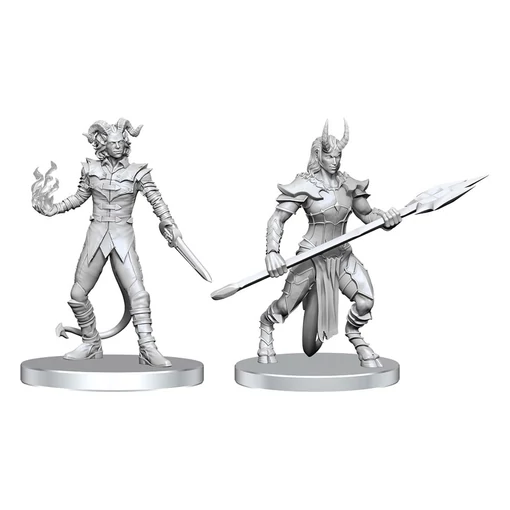 Pathfinder Deep Cuts Unpainted Miniatures Vordine (Infantry Devil) & Pitborn Rogue