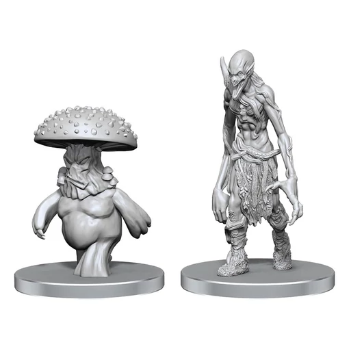 Pathfinder Deep Cuts Unpainted Miniatures Myceloid & Grimstalker