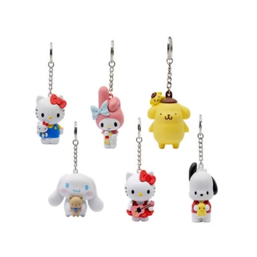Sanrio Pocket Hero Keychain Hello Kitty and Friends Display (12)