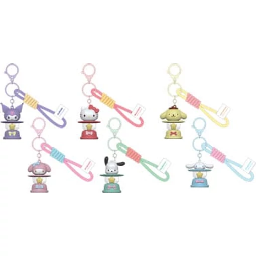 Sanrio Light-Up Camping Lamp Series Keychain with Hand Strap Hello Kitty and Friends Display (9)