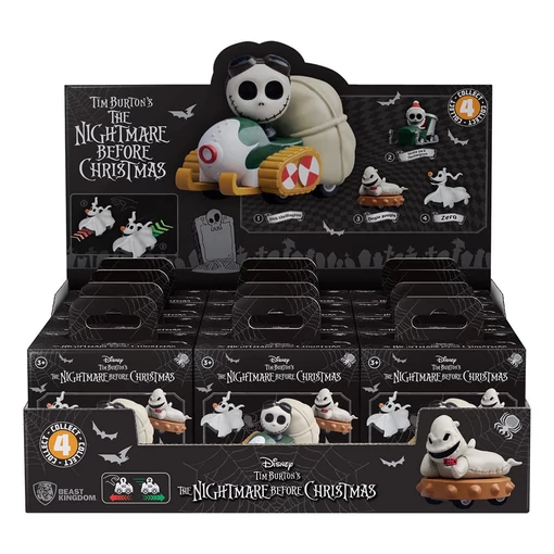 Nightmare Before Christmas Zoom Hero Pullback Vehicles with Figures (Blind Box Ver.) Assortment (12)