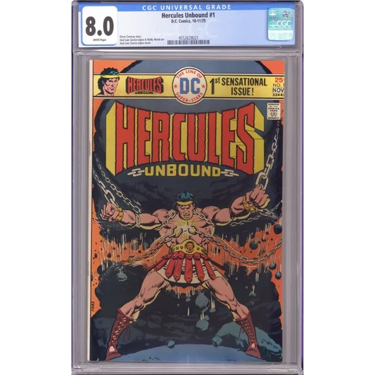 Hercules Unbound  #1 CGC 8.0 