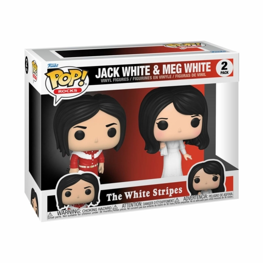 The White Stripes POP! Rocks Vinyl Figures 2-Pack Jack White & Meg White 9 cm