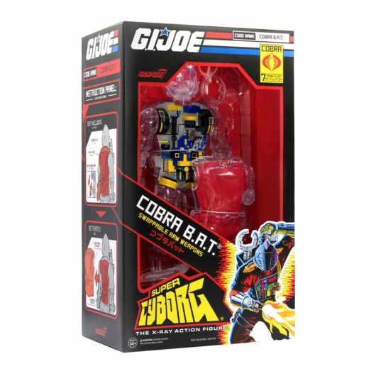 G.I. Joe akciófigura Super Cyborg Cobra B.A.T. (Clear) 28 cm