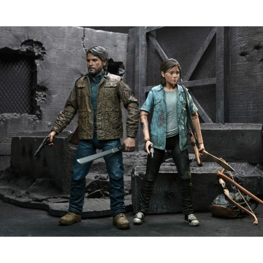The Last of Us Part II Ultimate Akciófigura 2-Pack Joel and Ellie 18 cm