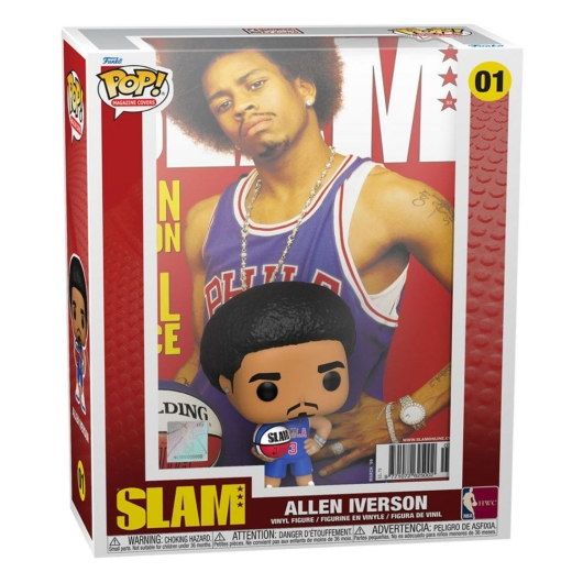 NBA Cover POP! Basketball Vinyl figura Allen Iverson (SLAM Magazin) 9 cm