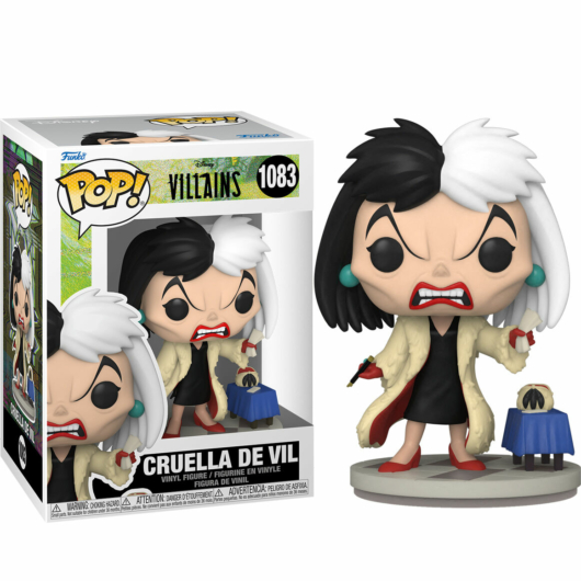 Disney POP! Deluxe Villains Cruella de Vil 9 cm