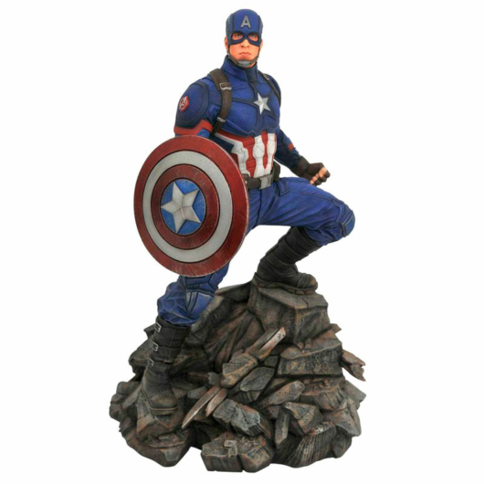 Marvel Movie Premier Collection Avengers Endgame Captain America resin szobor 30cm