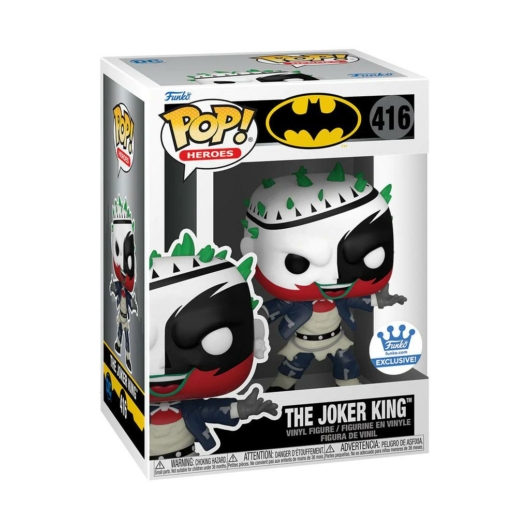 DC Comics POP! Heroes The Joker King Funko Shop Exclusive 9 cm