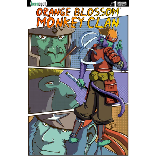 Orange Blosom Monkey Clan #1 reatiler incentive variant