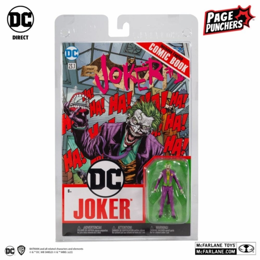 DC Direct Page Punchers akciófigura  Joker (DC Rebirth) 8 cm