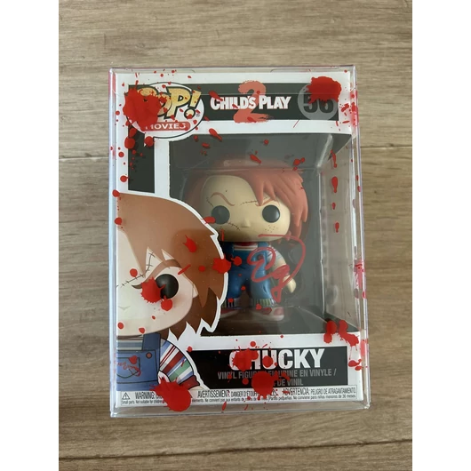 Childs Play 2 Chucky Ed Gale által dedikált (hitelesített) Funko horror figura