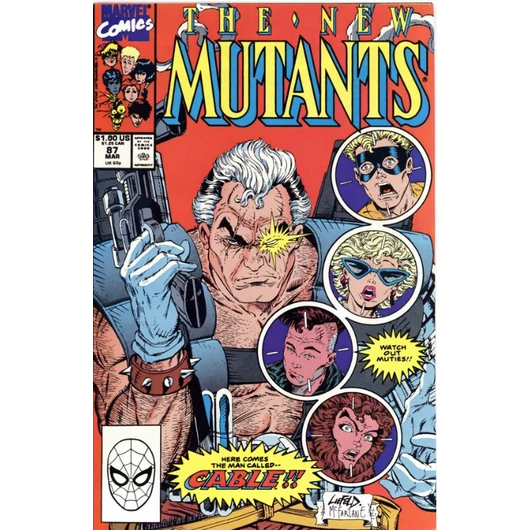 New Mutant #87 1st appearance of Cable