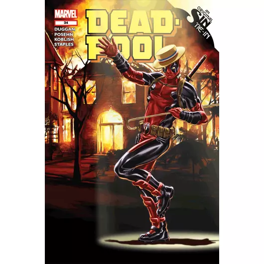 Deadpool #34 lenticular (3d) borító