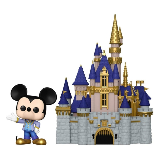 Walt Disney World 50th Anniversary POP! Town Vinyl Figura Castle & Mickey 9 cm