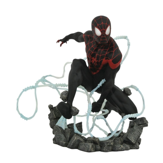 Marvel Comic Premier Collection Miles Morales Spider-Man Szobor 23 cm