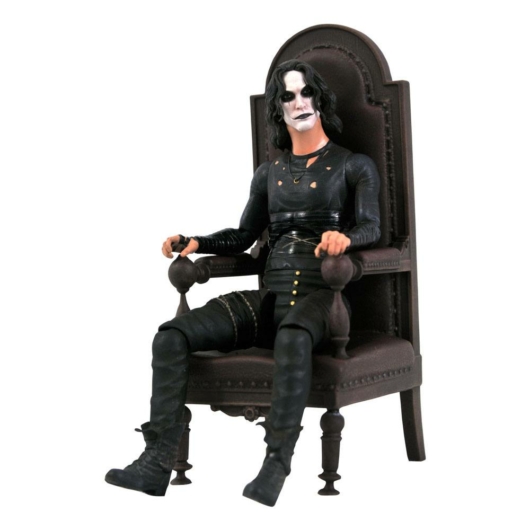 The Crow ( A Holló) Deluxe  Eric Draven in Chair SDCC 2021 Exclusive 18 cm