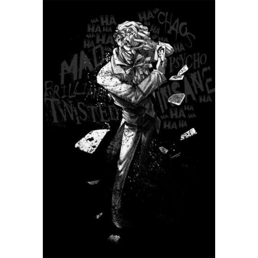 DC Comics Metal Poster Joker 10 x 14 cm