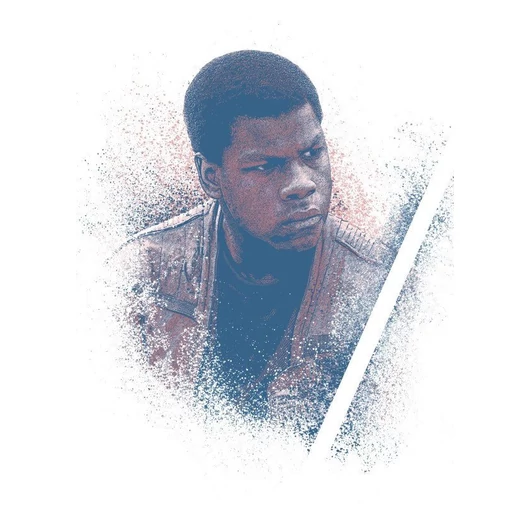 Star Wars  Metal Poster Finn 32x 45cm