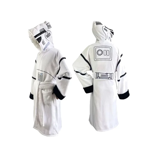 Star Wars Original Stormtrooper Fleece Bathrobe Stormtrooper White