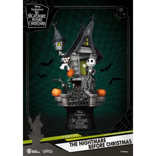 Nightmare before Christmas D-Stage PVC Diorama Jack's Haunted House 15 cm