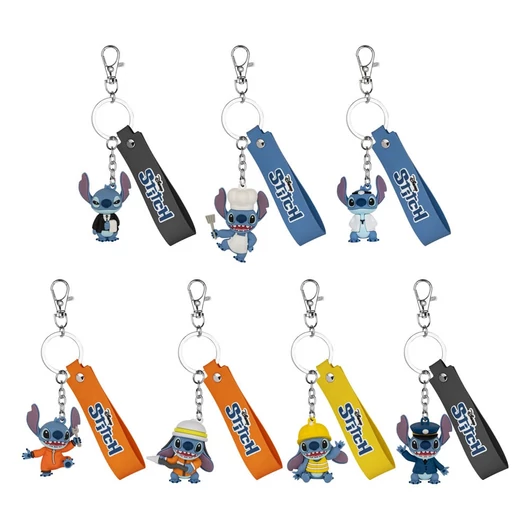 Lilo & Stitch Job Experience Camp Series Keychains Blind Box Stitch 4 cm Assortment (6)