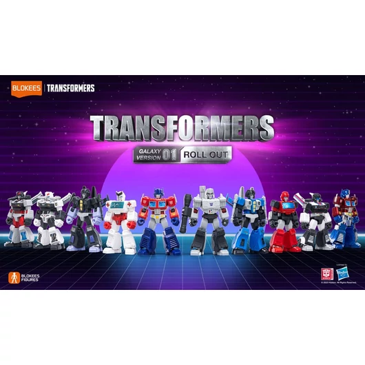 Transformers Blokees Plastic Model Kit Galaxy Version 01 Roll Out Assortment (9)