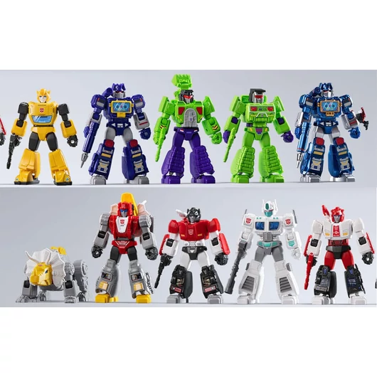 Transformers Blokees Plastic Model Kit Galaxy Version 03 The Autobot Run Assortment (9)