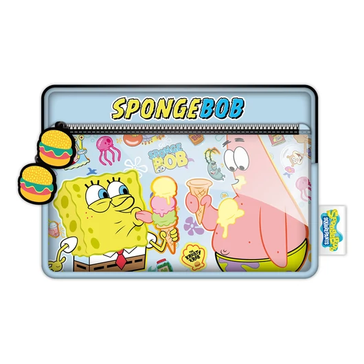 SpongeBob SquarePants Multi Pocket Pencil Case Icons