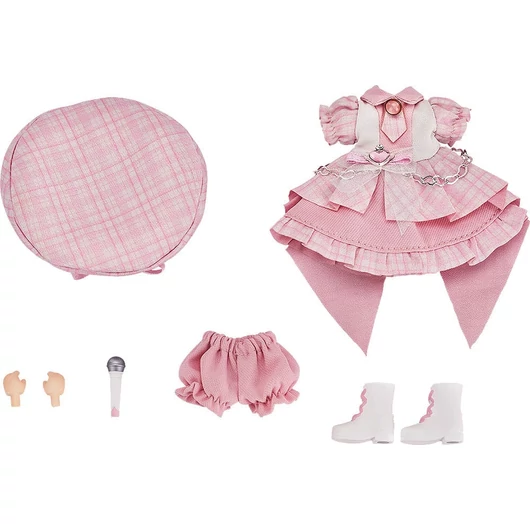 Original Character Accessories for Nendoroid Doll Figures Outfit Set: Idol Outfit - Girl (Baby Pink)