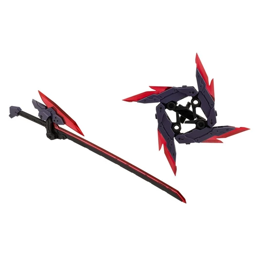 Megami Device M.S.G 07 Action Figure Accessory Set Ninja Blade Kazakiri Dark Blade