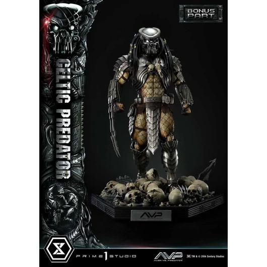 The Alien vs. Predator Museum Masterline Series Statue 1/3 Celtic Predator Bonus Ver. 95 cm
