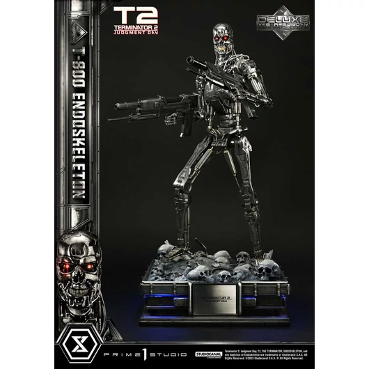 Terminator 2 Museum Masterline Series Statue 1/3 Judgment Day T800 Endoskeleton Deluxe Bonus Version 74 cm