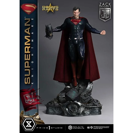 Zack Snyder's Justice League Real Elite Masterline Series Statue 1/3 Superman Knightmare Color Edition Deluxe Bonus Ver. 95 cm