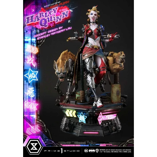 Batman Ultimate Premium Masterline Series Statue Cyberpunk Harley Quinn 60 cm