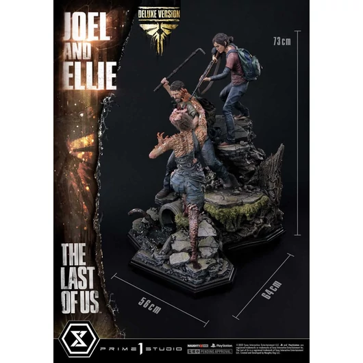 The Last of Us Part I Ultimate Premium Masterline Series Statue Joel & Ellie Deluxe Bonus Version (The Last of Us Part I) 73 cm