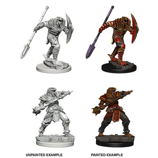 Dungeons and Dragons: Nolzur's Marvelous Miniatures - DragonbornMale Fighter w Spear