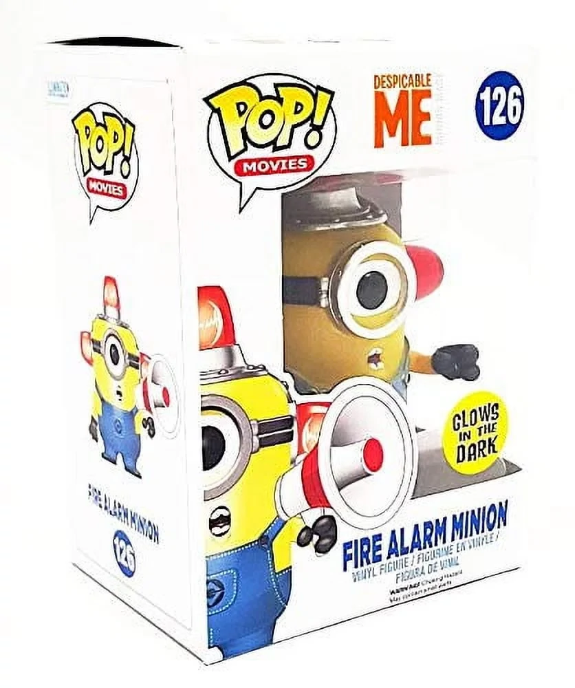 Fire Alarm Minion glow in the dark Funko POP