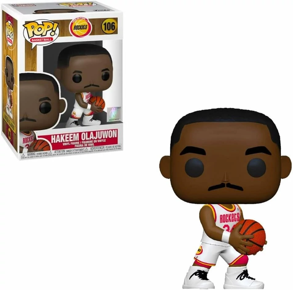 Funko POP NBA: Legends - Hakeem Olajuwon (Houston Rockets Home Jersey)