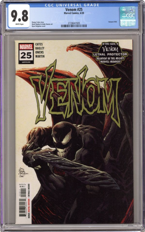 Venom (2018 Marvel) #25A CGC 9.8 SPECIAL OVERSIZED 25th ISSUE! VENOM ISLAND FINALE! 
